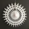 Petra Boase Paper Fan Decoration White Heart