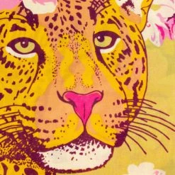 Powder Climbing Leopard Printed Scarf