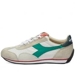 Diadora Heritage Equipe Italy White & Greenlake