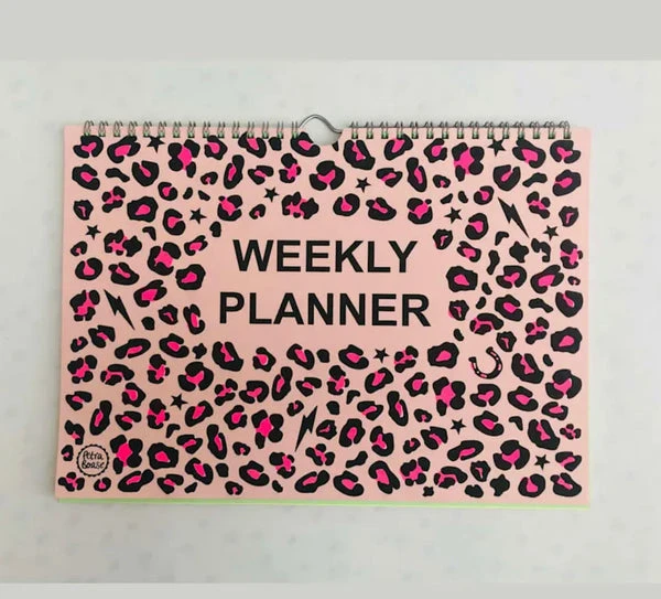 Petra Boase Weekly Planner - Leopard 4 Petra Boase Weekly Planner - Leopard