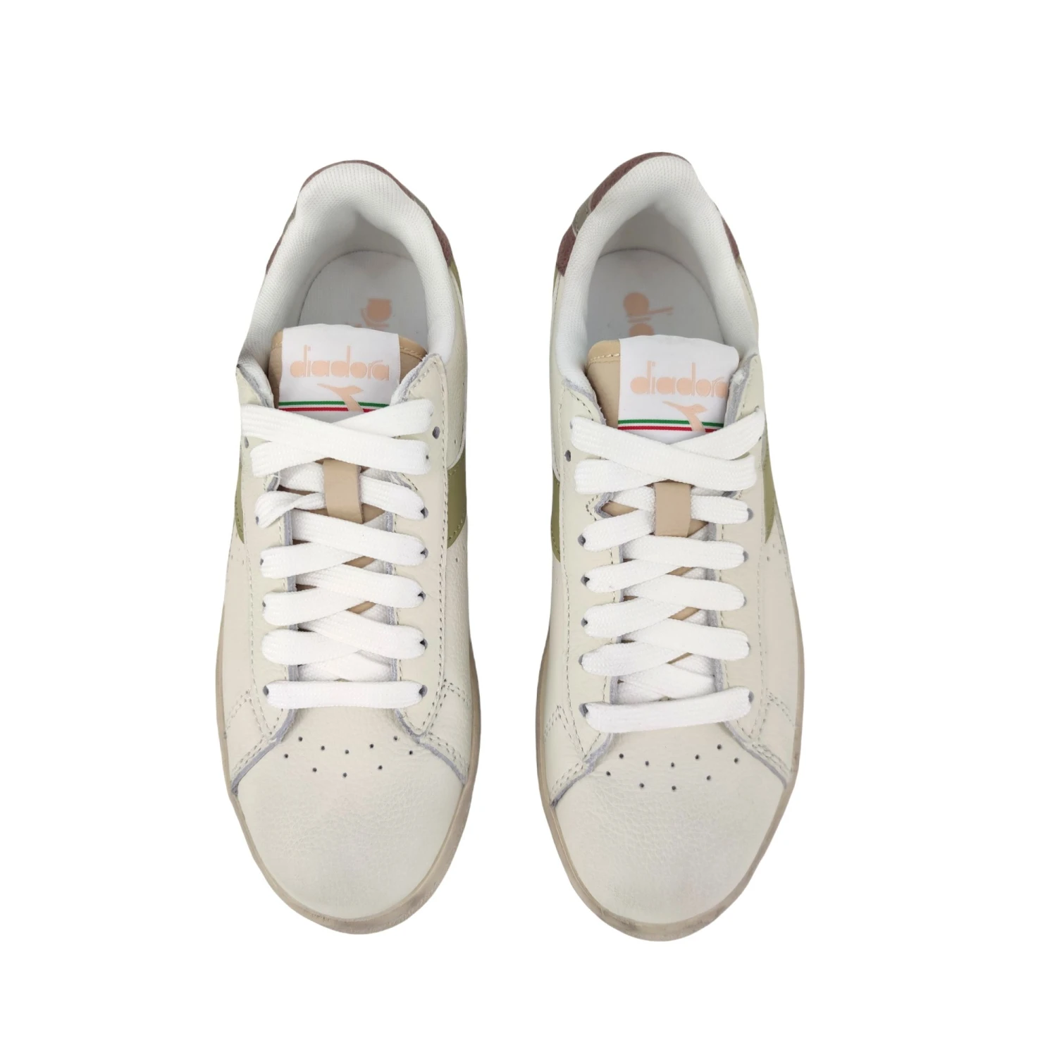 Diadora Scarpe Game L Low Icona Donna White/Antler/Flint Gray 3 Diadora Scarpe Game L Low Icona Donna White/Antler/Flint Gray