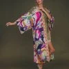 Powder Iris Kimono Gown - Sage