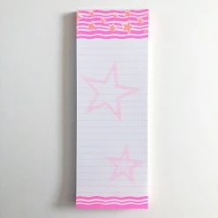 Petra Boase Neon Stars Shopping List Pad