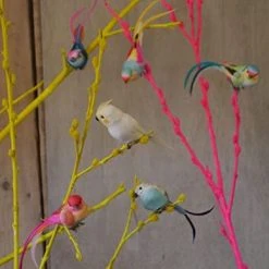 Petra Boase Blue Feather Bird Clip Decoration