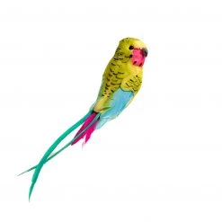 Petra Boase Green Feather Bird Clip Decoration