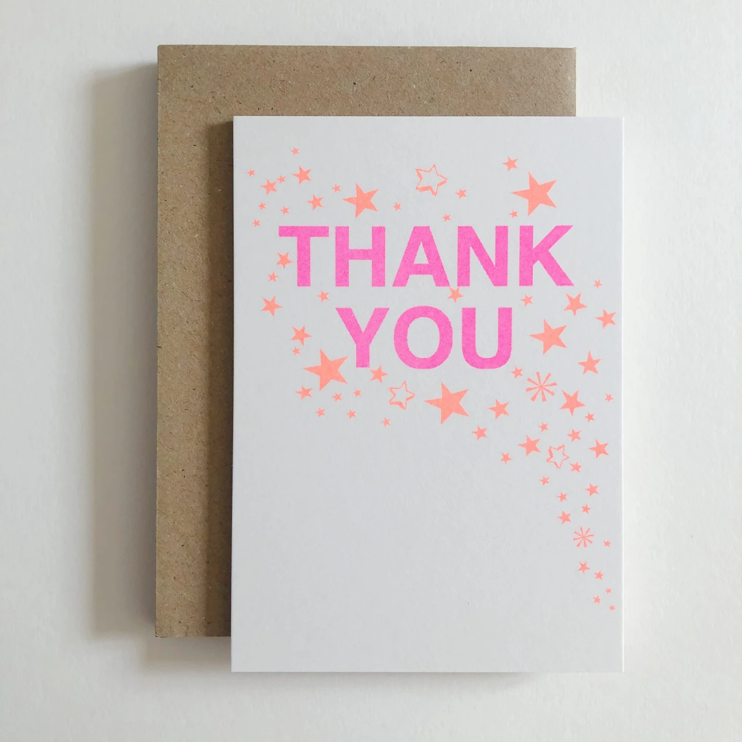 Petra Boase Thank You Cards Pink & Orange Neon Stars Pack of 12 1 Petra Boase Thank You Cards Pink & Orange Neon Stars Pack of 12