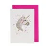 Petra Boase Unicorn Head Patch Card